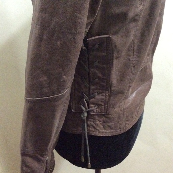 💗True Religion World Tour Rocker leather jacket💗 - Picture 8 of 16